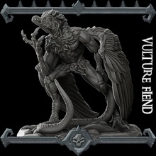 avvoltoio demone tavolo 3d print model - Mito3D