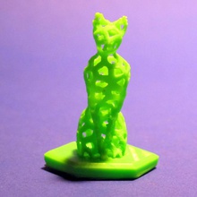 minister's cat tabletop game voronoi zheng3 3d print model - Mito3D