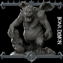 boar demon store 3d print model - Mito3D