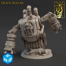 death roller tabletop fantasy goblin metal miniatures steampunk dwarf forge titan beards 3d print model - Mito3D