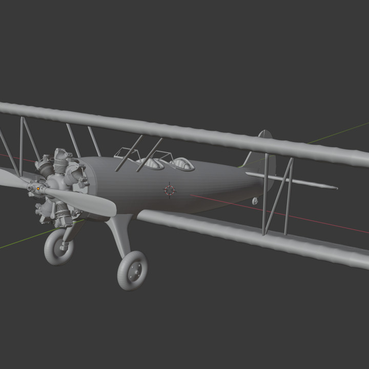 stearman pt 17 biplan avion 3D print model - Mito3D