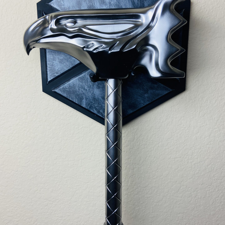 destiny titan hammer sol mount destiny2 2 3D print model - Mito3D