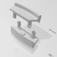 opel astra braço fechadura lidar substituição 3d print model - Mito3D