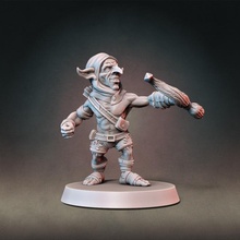 goblin archer presupported tabletop fantasy miniature monsters dungeonsanddragons minis patreon 28mm dnd pathfinder 32mm miniflayer withsupport 3d print model - Mito3D