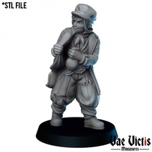 pickpocket tabletop fantasy underground kid young thief npc townfolk 3d print model - Mito3D