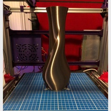 twisted vase v25 3d print model - Mito3D