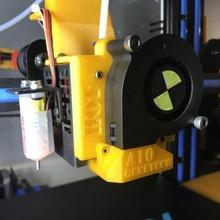 impressão cabeça ventilador suporte geeetech a10 3d print model - Mito3D