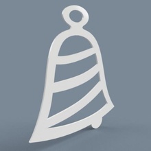 Natale campana decorazione albero 3d print model - Mito3D