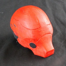 red hood helmet props & cosplay batman games mask toys dc comics movies 3dprint redhood helmets 3d print model - Mito3D