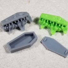 tabut mimik canavar rpg minyatür Zindanlar Ejderhalar mezarlık d 28mm dnd ejderhalar yol bulucu mezar odası 3d print model - Mito3D