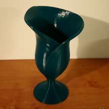 calla goblet vase callavase callagoblet 3d print model - Mito3D