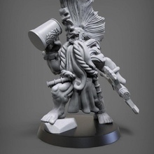 sauvage nain table dragons donjons miniature sculpter jeu plateau 32mm 3d print model - Mito3D