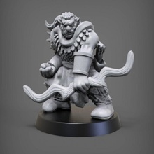 hobgoblin archer tabletop dragons dungeons mini miniature sculpt dungeon 32mm 3d print model - Mito3D