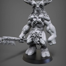 baphomet tavolo demone creatura draghi dungeon miniatura scolpire gioco d demoni 3d print model - Mito3D