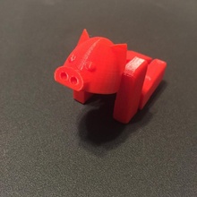 artikuliert Schwein niedlich Zahl Spielzeuge 3d print model - Mito3D