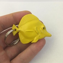 amarillo Espiga marina pez Tienda frio animal acuario gato complejo detallado perro Oceano coral mascotas payaso agua salada 3d print model - Mito3D