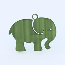 Elefant Ohrring Anhänger Afrika Buddha Indien Ohrringe 3d print model - Mito3D