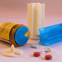 prescription vial divider & garden drugs zheng3 pills 3d print model - Mito3D