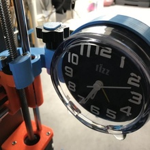 laps temps l'horloge titulaire soutien prusa i3 mk3s 3d print model - Mito3D