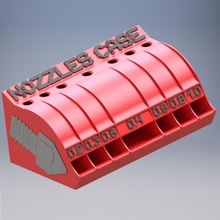 nozzles case box cage nozzle m6 mk8 3d print model - Mito3D
