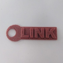 lien porte clés nintendo commutateur Zelda 3d print model - Mito3D