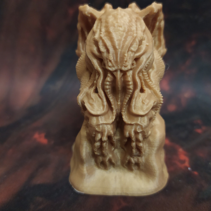 modificado Cthulhu ídolo estatueta lovecraft 3D print model - Mito3D