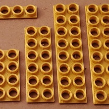 montini edificio ladrillos hembra plato conjunto Lego compatible bloquear bloques bouwstenen briques 3d print model - Mito3D