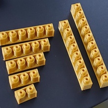 montini Gebäude Ziegel Pip Streifen einstellen Lego kompatibel Block Blöcke bouwstenen Briques 3d print model - Mito3D