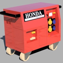 1 10 generador Honda escala rc generater 3d print model - Mito3D