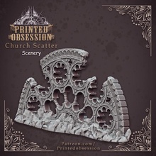 church scenery - heaven hath fury 32mm scale pre-supported store hell kickstarter printed patreon mm 32 obession 3d print model - Mito3D