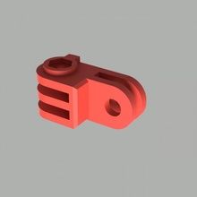 gopro Twist Adapter 3d print model - Mito3D