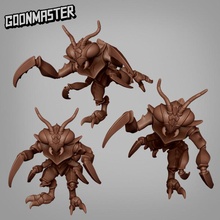 giant mantis bug swarm tabletop alien creature fantasy insect minion monster rpg miniature enemy scifi zerg dungeon dnd pathfinder gene tyranid 3d print model - Mito3D