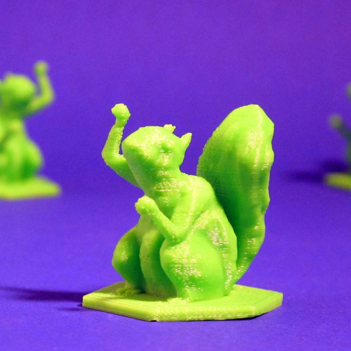 magia coleta esquilo token tampo mesa zheng3 mtg magicthegathering 3D print model - Mito3D