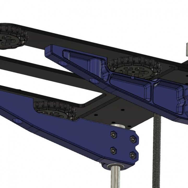 ender 5 5pro cama braçadeira colchetes pró suporte 3D print model - Mito3D