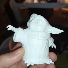 child baby yoda treesupports treesupport 3d print model - Mito3D