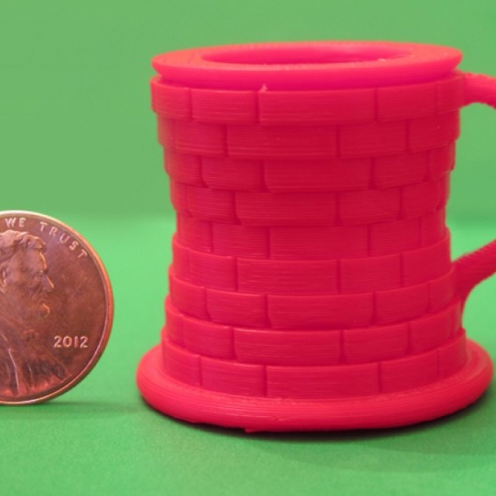seej tenpenny jarra mampostería jardín zheng3 tankard 3D print model - Mito3D