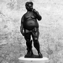 il david jardim zoológico modelo estátua personagem Michelangelo Itália rádio mgpix Tubarão 105 3d print model - Mito3D