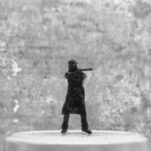 vaquero jhon mesa historia modelo pistola salvaje personaje miniatura Oeste 28mm mgpix lejano oeste 3d print model - Mito3D