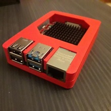 cnc wood case raspberry pi 4 rpi pi4 rpi4 3d print model - Mito3D