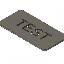 test testprint 3d print model - Mito3D
