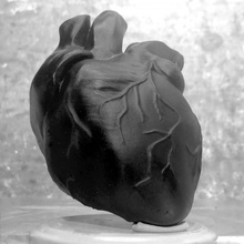 Taş kalp Bahçe model heykel taş minyatür mgpix 3d print model - Mito3D