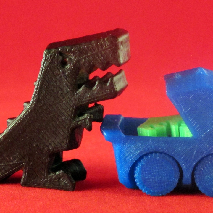 pip baskı yeri perambulator içinde oyuncaklar oyunlar çocuk dinozorlar zheng3 rawr 3D print model - Mito3D