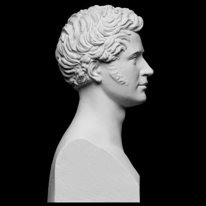 wriothesley russell scan 3d bust portrait sculpture boy italy denmark thorvaldsen artec bertel cc0 openglam artec-eva 3D print model - Mito3D