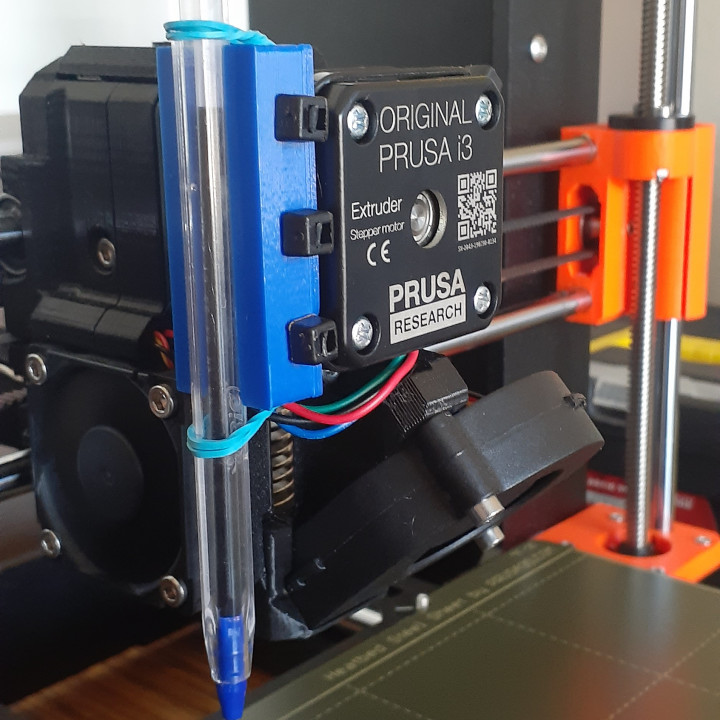 universal pen plotter 3d 3dprinter penholder 3D print model - Mito3D