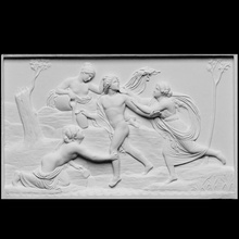 hylas acqua ninfe scansione mitologia scultura marmo ninfa sollievo gruppo thorvaldsen artec berttel cc0 openglam eva 3d print model - Mito3D