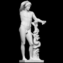 liceale Apollo scansione Dio mitologia statua prassitele 3d print model - Mito3D