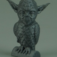 yodaowl wise fan art animal movie owl starwars yoda meshmix meshmixcompetition 3d print model - Mito3D