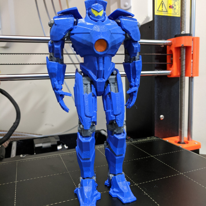 gipsy danger jaeger multimaterial 3D print model - Mito3D