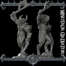 Minotauro gladiador mesa 3d print model - Mito3D