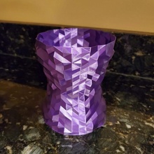 améthyste vase quartz 3d print model - Mito3D